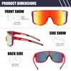 Sports Sunglasses for Unisex Eyewear for Golf B0224 [FEISEDY] Men, Baseball, Cycling, UV400, Fishing, Running,