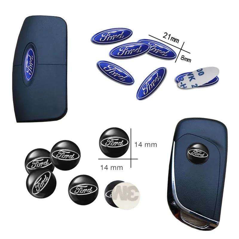 Car Sticker 2025 Hot New 2025 Hot 5/10Pcs Car Logo Control Key Emblem Stickers Accessories For Ford S MAX Ranger Focus Fiesta Mo