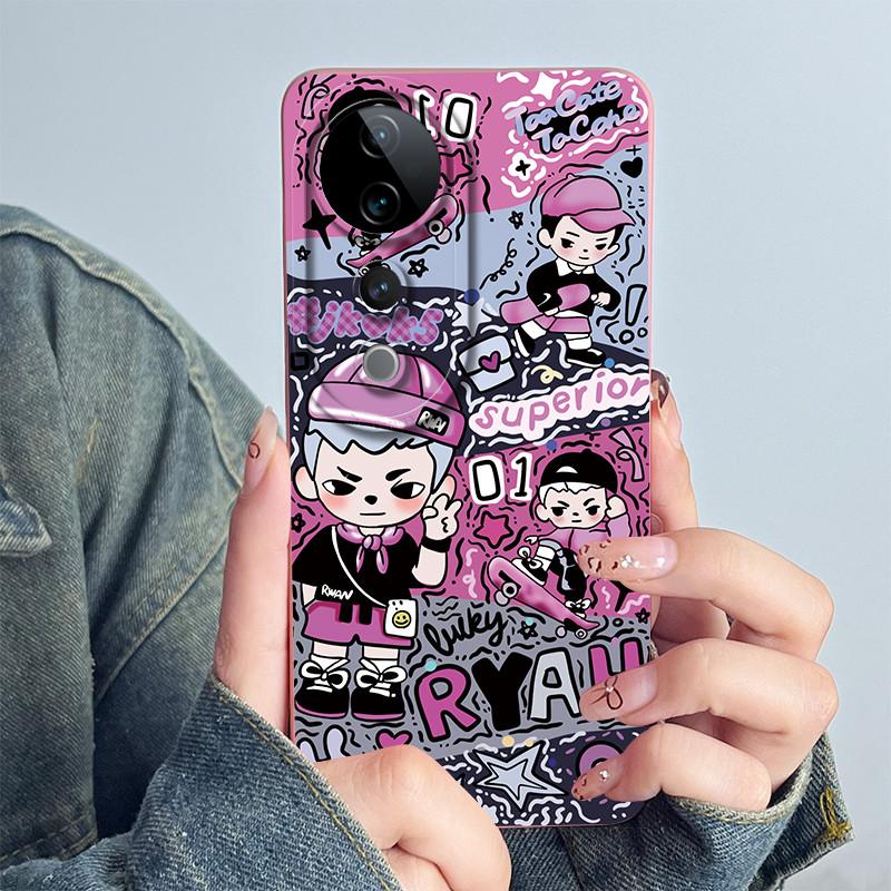 

Case for Vivo V40 Pro 5G Matte Soft Silicone Cute Astronaut Protection Bumper Shells for Vivo V40 V 40Pro V 40 5G Phone Covers Vivo V40 Pro 5G