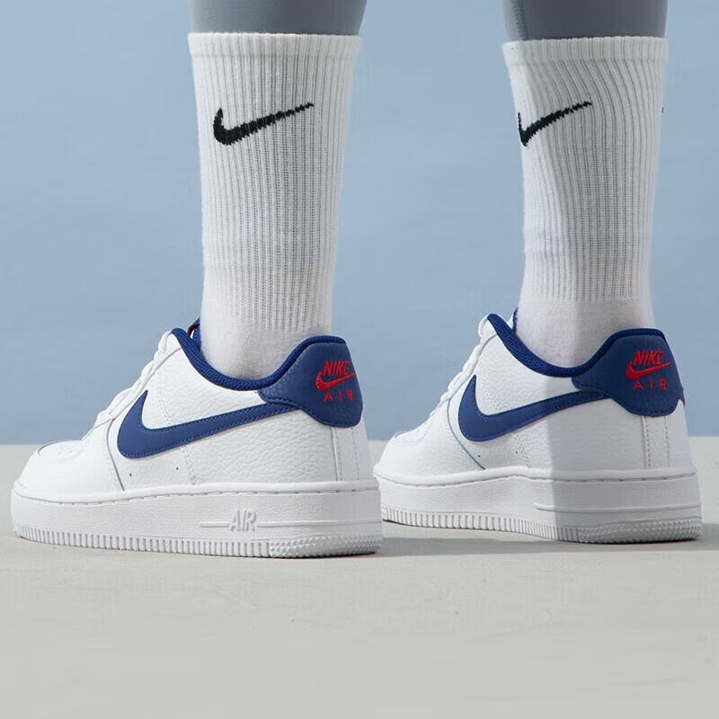 (GS) Nike Air Force 1 'White Deep Royal' Kids' CT3839-101