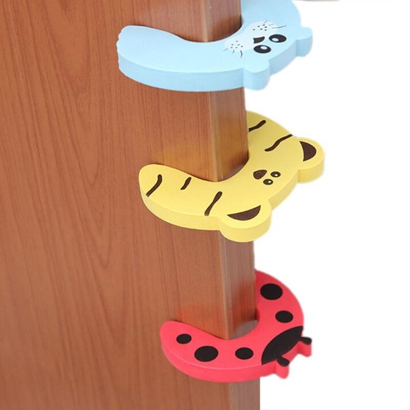 5Pc/set Different Type Baby Safety Foam Door Stoppers Animal Designs Holiday Decorative Doors Stop Cute Home Decor Children Toys