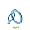 Ultra-thin Cell Phone Ring Holder Magnetic Ring Rotatable Foldable Kickstand Magnet Grip Desktop Stand for MagSafe IPhone 15 14