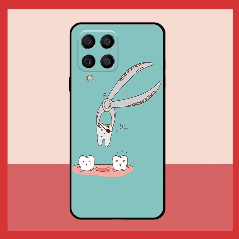 Dentist Dental Teeth Tooth Doctor Case For Samsung Galaxy M12 M52 M06 M16 M36 M56 M33 M15 M55 M31 M13 M14 M53 M32 M35 M34 M54