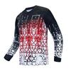 Autumn and Winter Men's 3D Printed Crew Neck Long Sleeve Sports T-Shirt