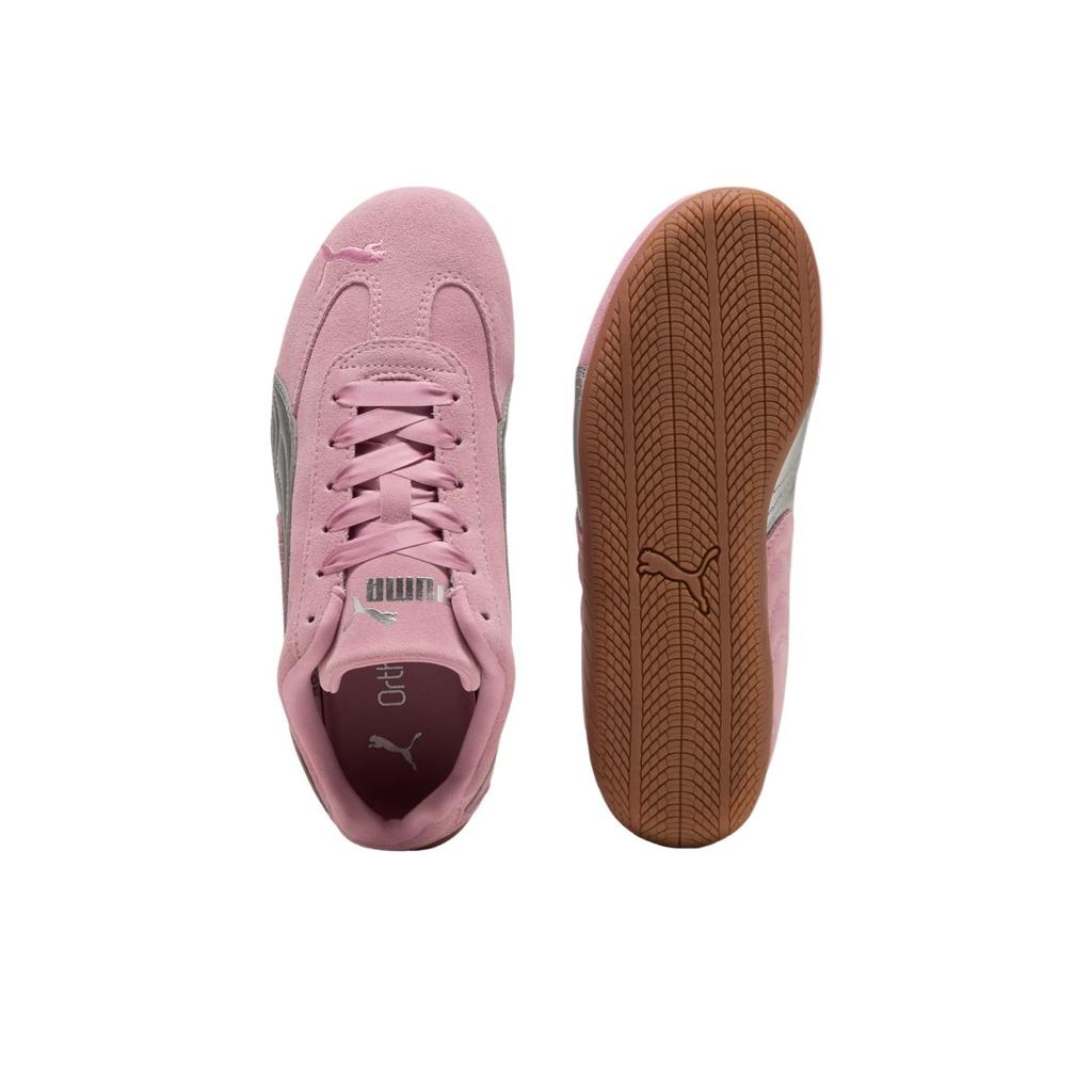 Puma Speedcat Big Kid Metallic Pack - Poised Pink Silver Kids Sneakers 404113-03