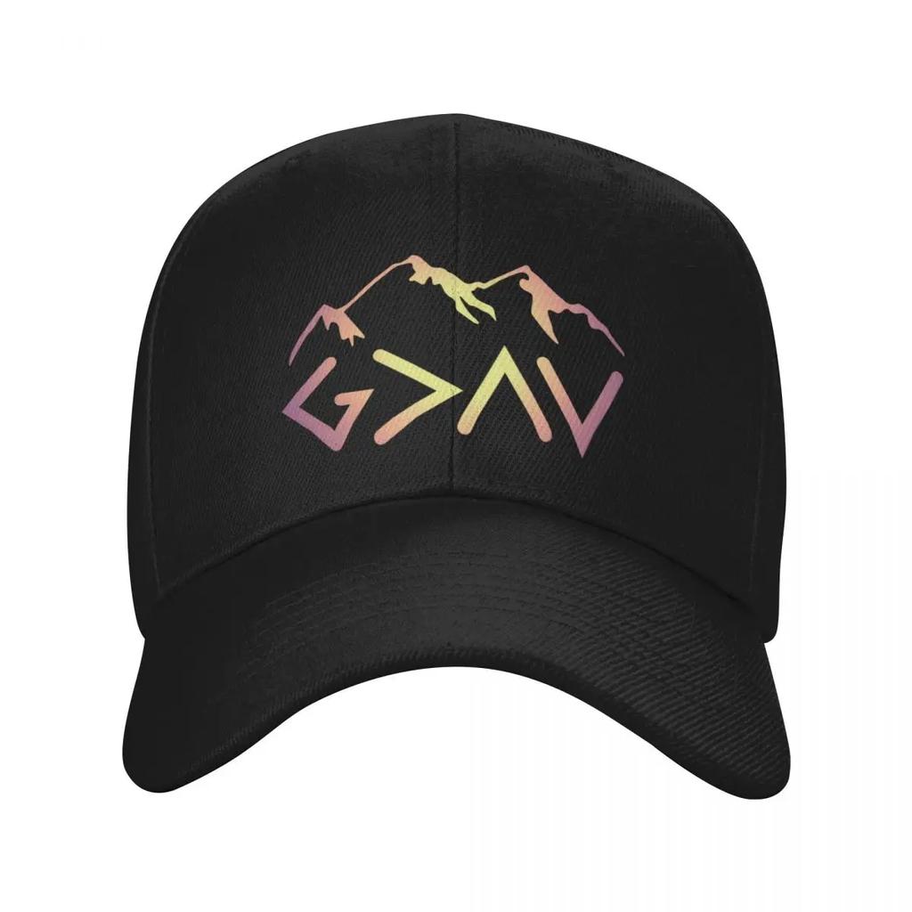 Copy of God is Greater than the Highs and Lows Ups and Downs Gradient Baseball Cap Beach Bag Women Caps Unisexs