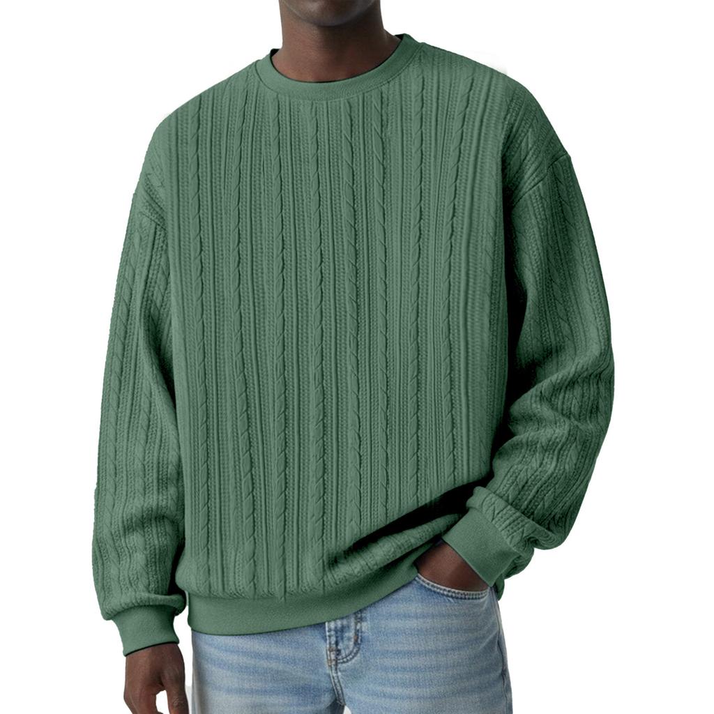 Herrar Fritid Rund Hals Halv Dragkedja Tryck Långärmad Hoodie