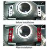 Carbon Fiber Steering Wheel Button Sticker For Mini Cooper For R50 R53 2002-2004 Car Interior Panel Cover Decal Accessorie
