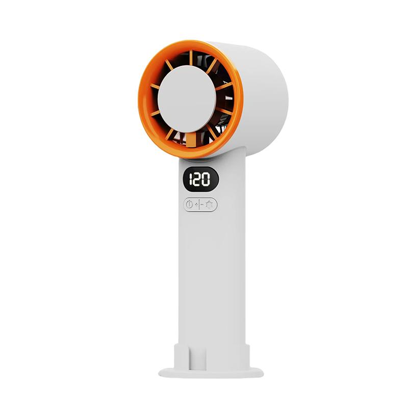High Speed Handheld Fan Stepless Speed Adjustment Long Lasting Battery Portable Mini Cooling Fan Lightweight Outdoor Travel