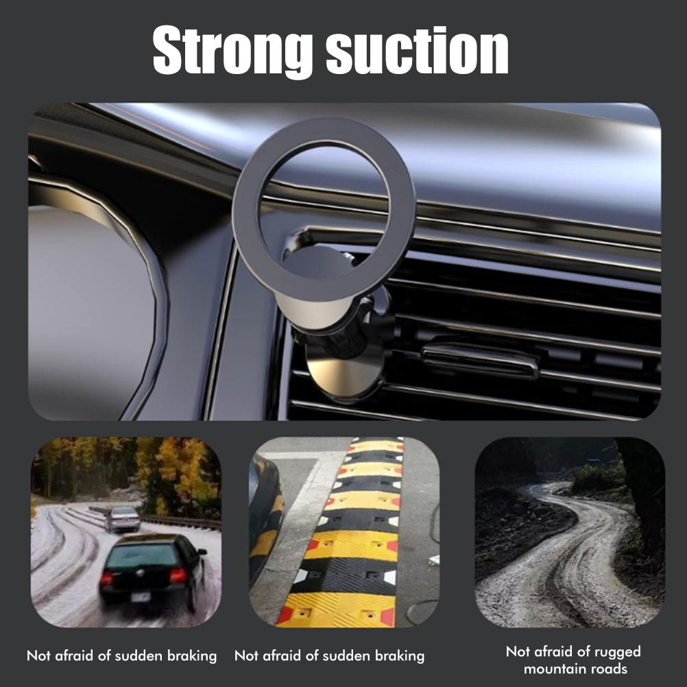 Magnetisk telefonhållare för bil Justerbar luftventilsmontering Kompatibel för MagSafe Magnetisk telefon