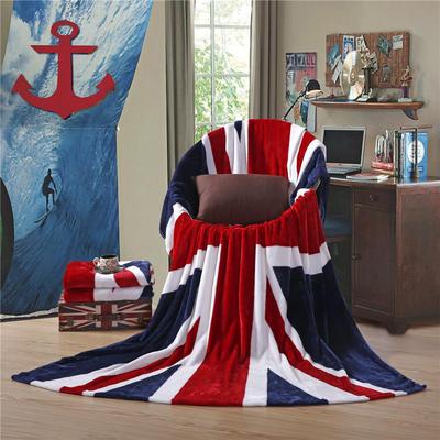 Britská flanelová klimatizační deka s motivem Union Jack - Ideální dárek nebo skupinový nákup