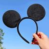 [Bookworm] Mickey Mouse Headband, Disney Headband with Cute Mouse Ears, Perfect for Cosplay Parties, Halloween, Birthday Parties, Themed Events, and