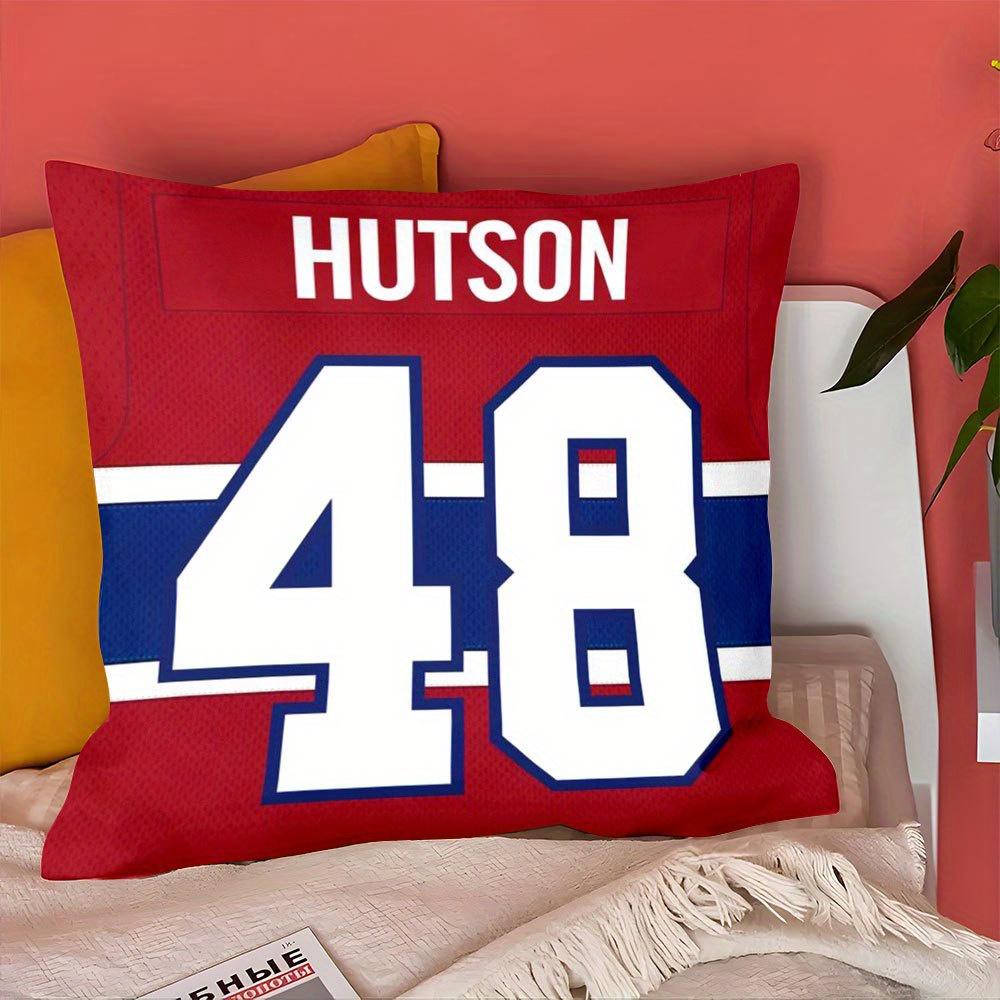 1Pc Hockey Jersey Pillowcase Polyester 2D Double-Sided Print Number 48 Throw Pillow Cover For Bedroom Living Room Man Cave Decor