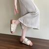 Mode 2025 Sommer Neue Mode Plateau-Sandalen Outdoor Lässig Zehenfrei Schuhe Übergröße Schnalle Vielseitig für Strandbekleidung Tägliche Hausschuhe