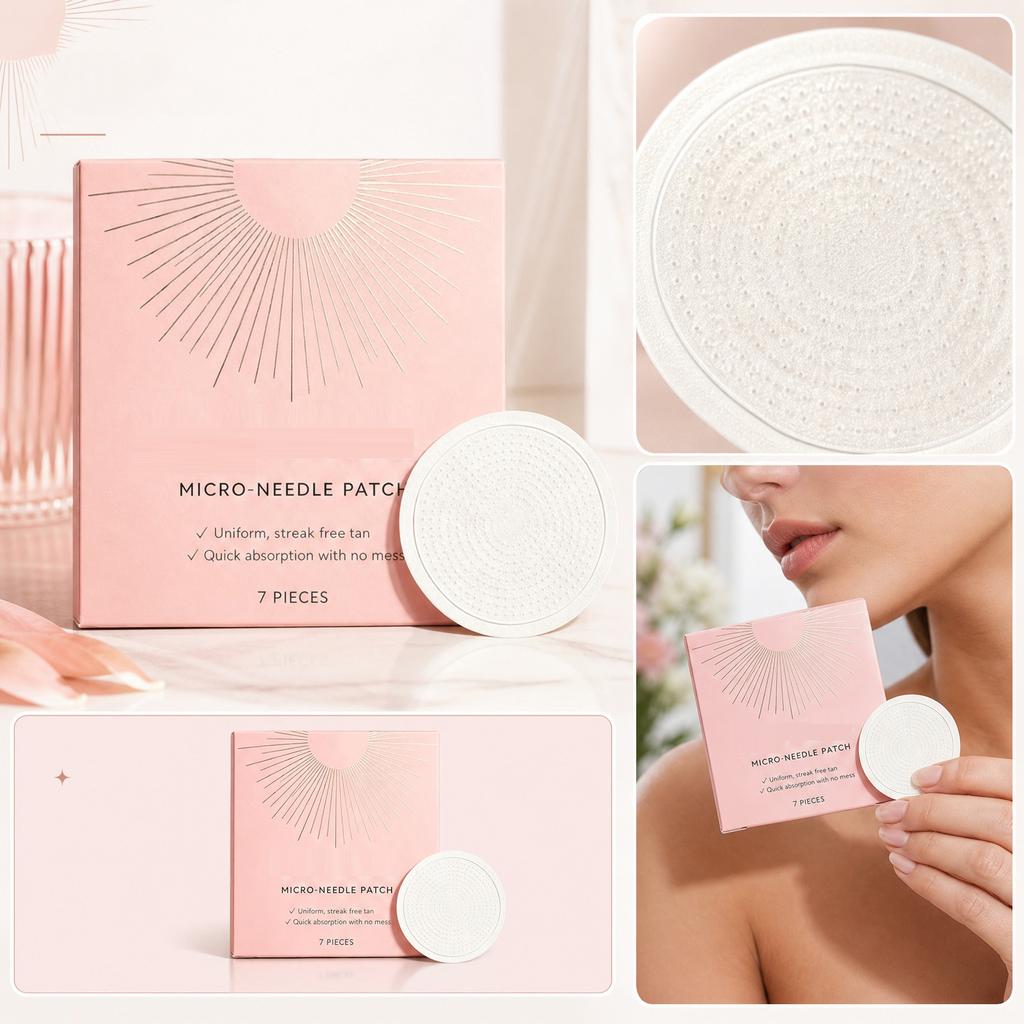 Self-Tanning Microneedle Patches for Tanning