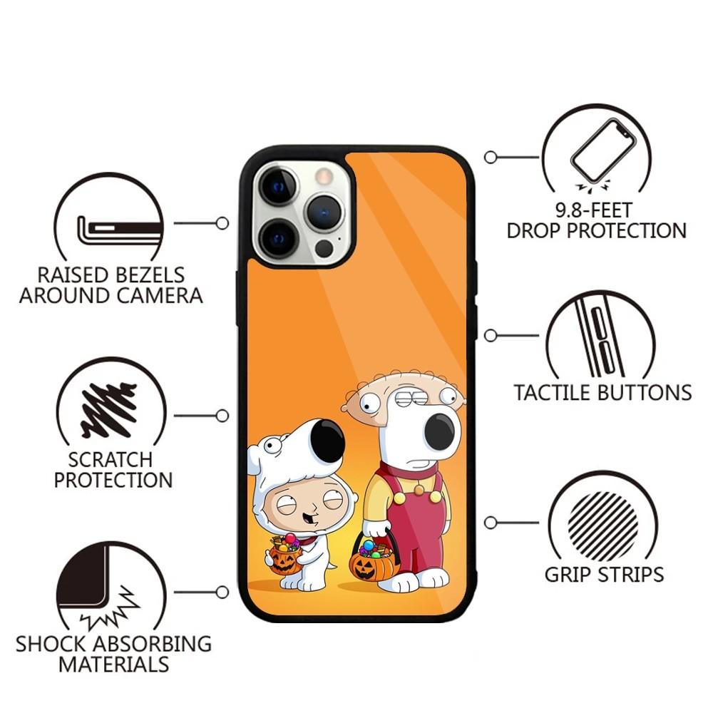 F-Family Funny Guy Phone Case For iPhone 16,15,14,13,12,11,Plus,Pro,Max,Mini Magsafe Magnetic Wireless Charging
