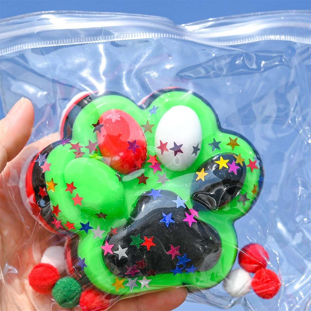 Children Mini Cat Claw Squishy Fidget S Soft Cute Cat Paw Slow Rebound Pinch Decompression For Adults Christmas Gift