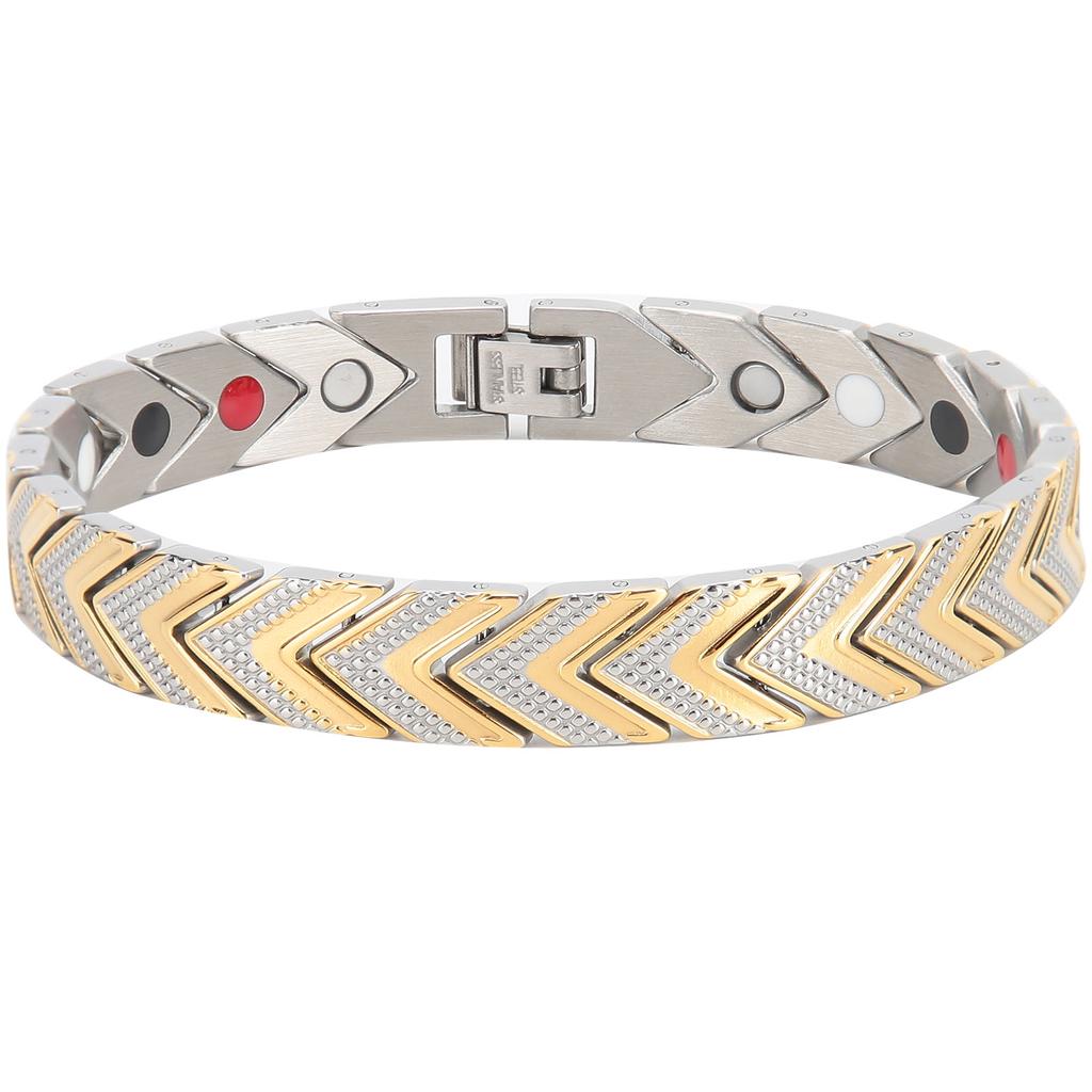 Magnetarmband aus Edelstahl zur Schmerzlinderung Magnettherapie-Armband für gesunde Pflege