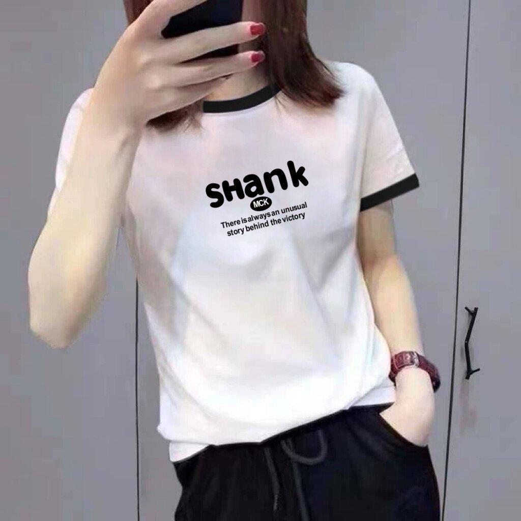 Women's High-End Color Block Print Slimming Short Sleeve T-Shirt, Versatile Age-Reducing Top for Middle-Aged and Elderly