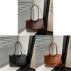 Womens Oversized Shoulder Bag With Stitching Detail For Street Style Fashion