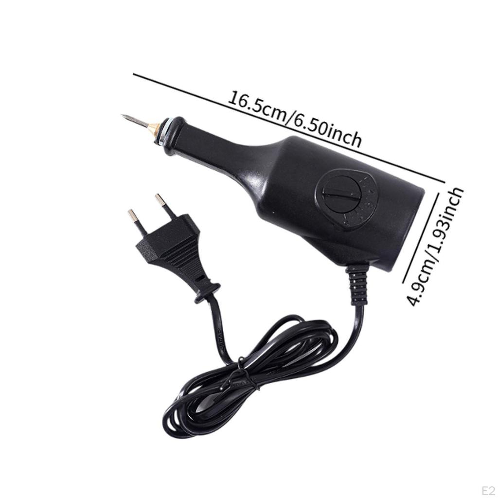 Electric Engraving Pen Portable 5 Speed Adjustable for Wood Metal DIY Crafts