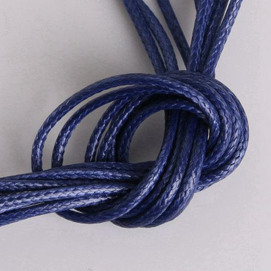 2mm Korean Waxed Cord Faux Leather Necklace Rope for DIY Jewelry Making & Bracelets.
