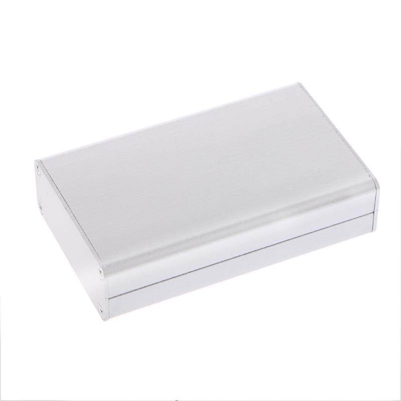 Silver Color Aluminum PCB Instrument Box Enclosure Electronic Project Case 80x50x20mm Aluminum Box with Screws
