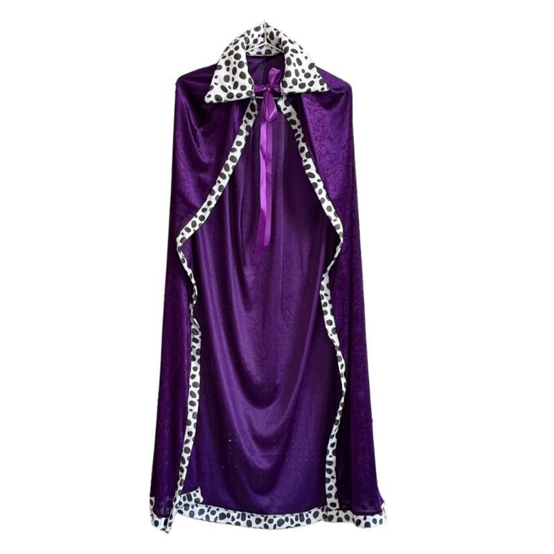 

Royal Kings Queen Cloak Halloween Costume Breathable Polyester Cape Cosplay Accessory For Role Play Event