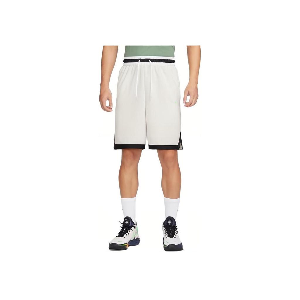 Nike Mid Rise Lace Up Color Block Straight Leg Casual Shorts Men Shorts White DH7161-030