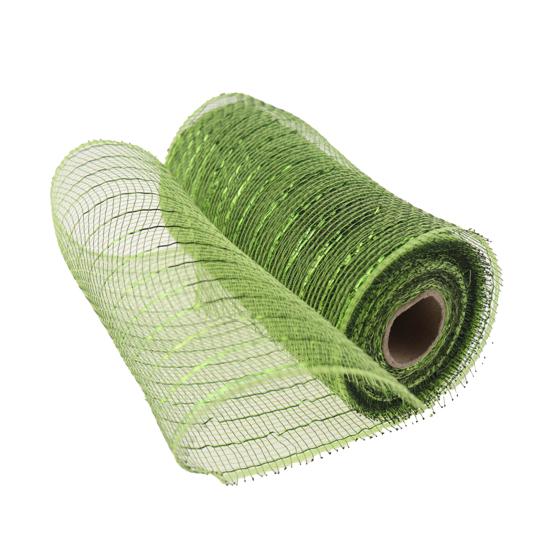 1 Roll Decorative Mesh Eco-friendly High Toughness Net Yarn Christmas Poly Mesh Ribbon Metallic Strips Decor for Home