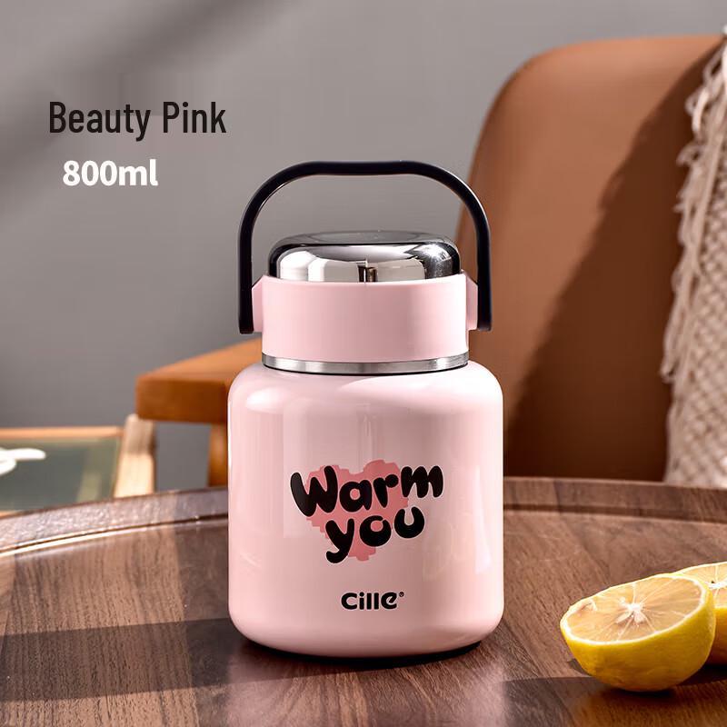 Cille 316 Stainless Steel Thermal Flask & Stew Pot