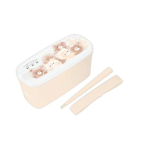 

Two-tiered lunch box Kumatarozu