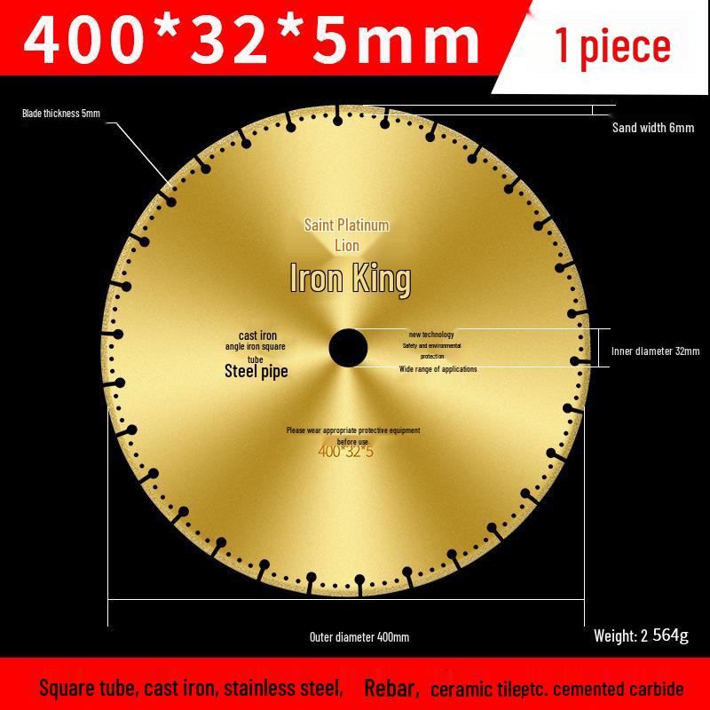 Diamond Cutting Disc for Metal, Alloy, Stainless Steel, and Iron - Angle Grinder Saw Blade