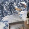 Wald Rentier Weihnachten Winter Vorhänge für Wohnzimmer Schlafzimmer Heimdekoration Fenster Voile Tüll Vorhang Drapierungen