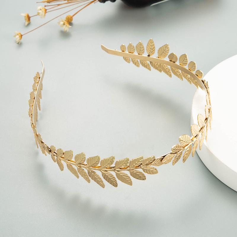 Hair Accessories Fashion Headband Rhinestone-Encrusted Double Layer Flower