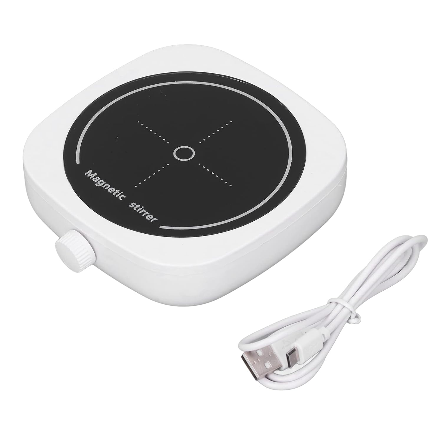 Magnetic Stirrer 600-4000RPM Mini Magnetic Stir Plate with 1000ml Capacity for Chemistry, Lab, Yeast Starter, Drinks & DIYs