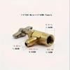 Air Can Tap Valve For Car A/C & Refrigerator Self-Piercing Bottle Opener Adapter With 1/4" Flare Port R-134a Refrigerant Cans