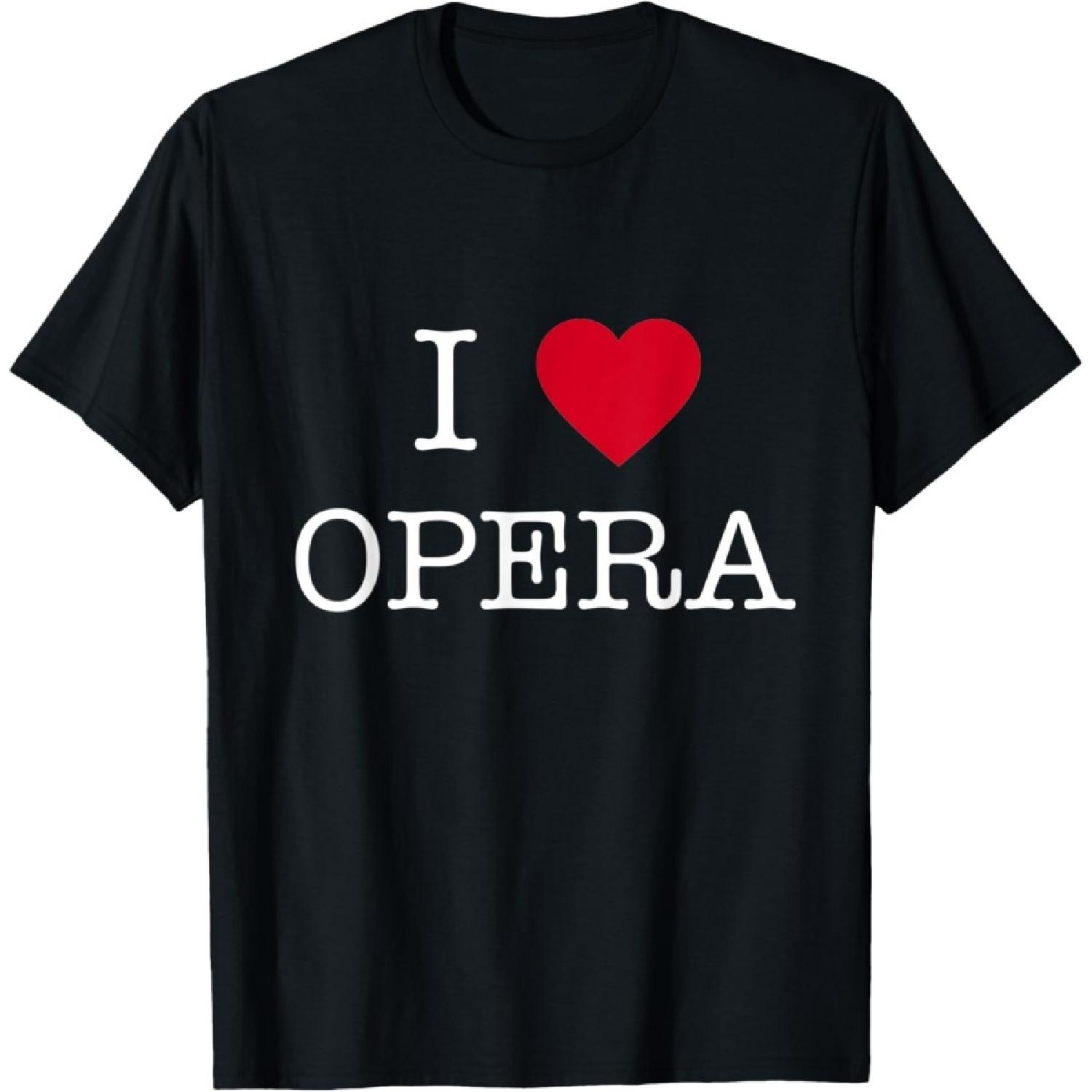 I Heart Opera, I Love Opera T-Shirt(1) S