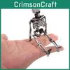 Mini Skelett 15cm Realistische Dekoration für Halloween-Partys und Spukhäuser