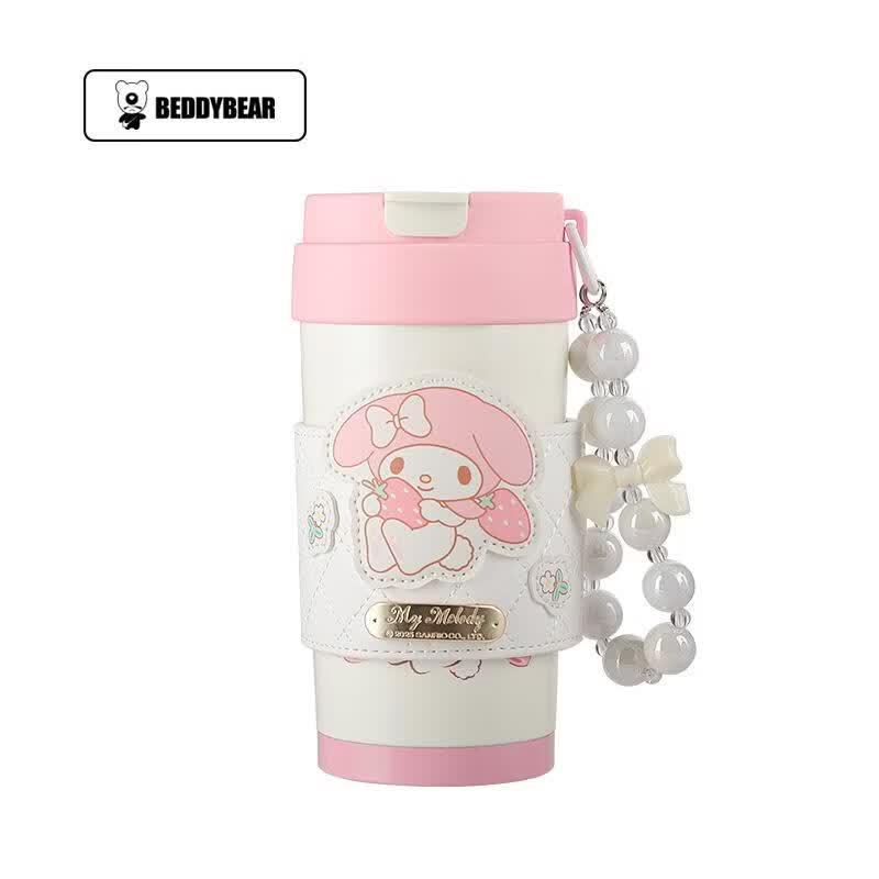 Bear Family Pearl Melody 500ml Insulated Coffee Cup