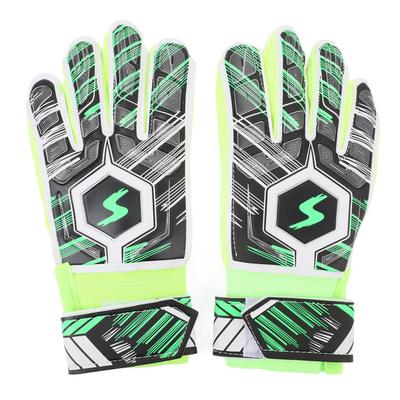1 Pair Kids Soccer Gloves Latex Collision Resistance Football Goalkeeper Gloves for Grip Finger Guard