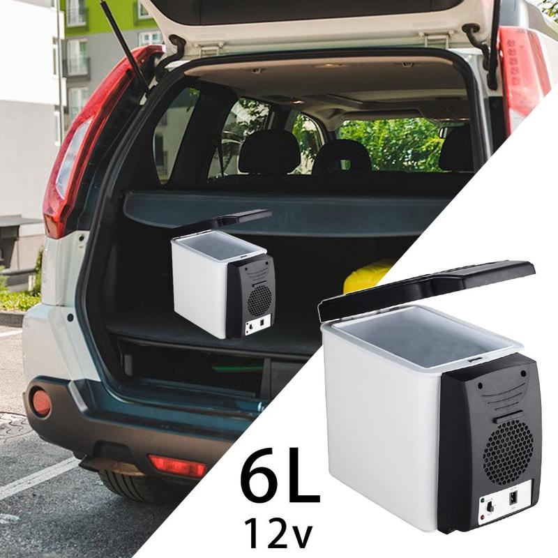 6L Portable 12v Mini Car Freezer Cooler Warmer Electric Fridge Travel Box