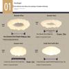 Nordic Modern Minimalist Cream Bubble Ceiling Light for Master Bedroom