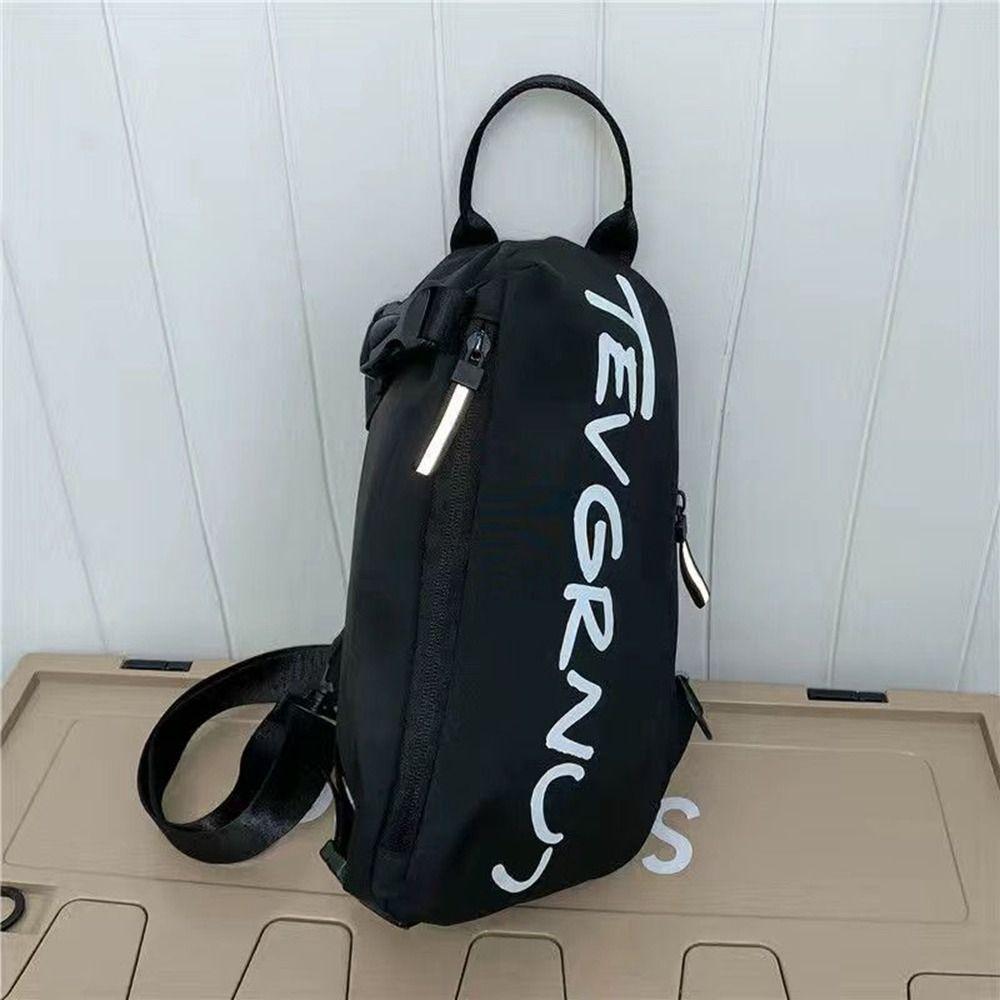 Letter Chest Bag Messenger Bag Shoulder Bag Lightweight Crossbody Bag  Streetwear