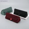 Custodia a Triangolo Pieghevole in Velluto per Occhiali Custodia Elegante per Occhiali da Sole Scatola Morbida per Occhiali da Lettura Scatola Creativa Resistente alla Compressione per Occhiali