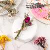 30 Pcs Mini Don'T Forget Me Flower Bouquets Purple Natural Dried Flowers Bouquet Dry Flower&Leaves Lavender Dried Embossing Flow