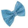 Sparkling Bow Decoration Crystal Rhinestone Bow Accessory for Shoe Bag Hairpin Phone Case Blue