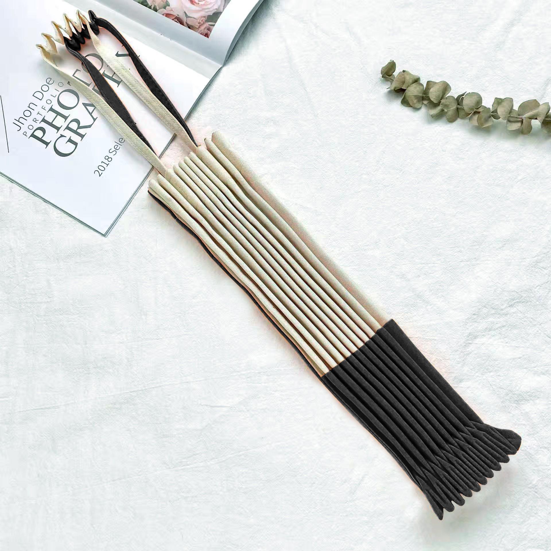 

Японская и корейская плиссированная парусиновая сумка - Веерообразный дизайн гармошка Approx. 39x40CM