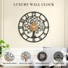 Fancy Metal Wall Clock for Home Decor – Stylish Living Room & Bedroom Watch, Designer Wallclock, Big Size Hanging Watch