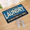 Laundry Room Printed Carpet Non-Slip Soft Entryway Foyer Bedroom Entrance Doormat Laundry Room Floor Mats Home Decoration